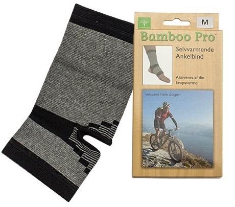Bamboo Pro Selvvarmende Ankelbind til Sport og Fitness