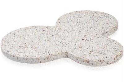 Humdakin Milan Terrazzo Plade - Rød Beige Dekoration