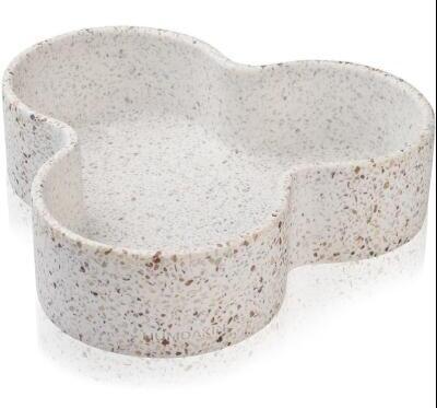 Humdakin Pisa Terrazzo Skål - Rød Beige til dit hjem