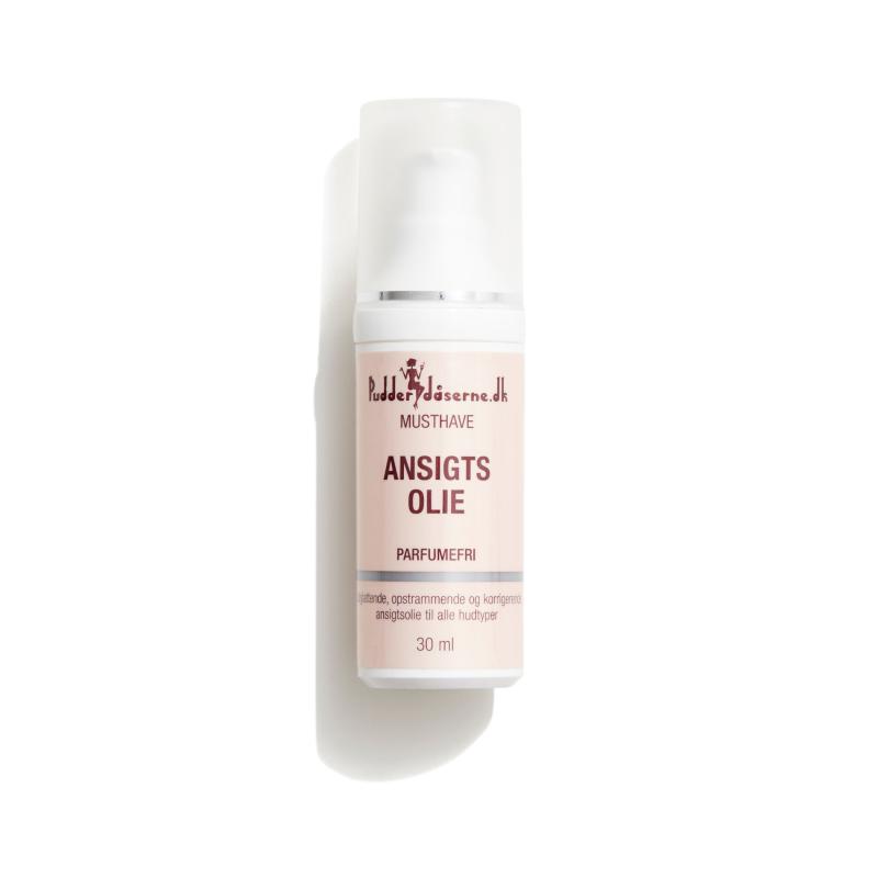 Unik Ansigtsolie 30 Ml fra Pudderdåserne – Fugt & Beskyttelse