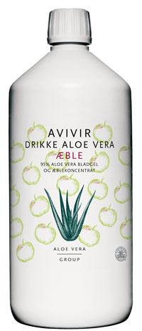 Avivir Aloe Vera Drik M  æble  Bull  1 L