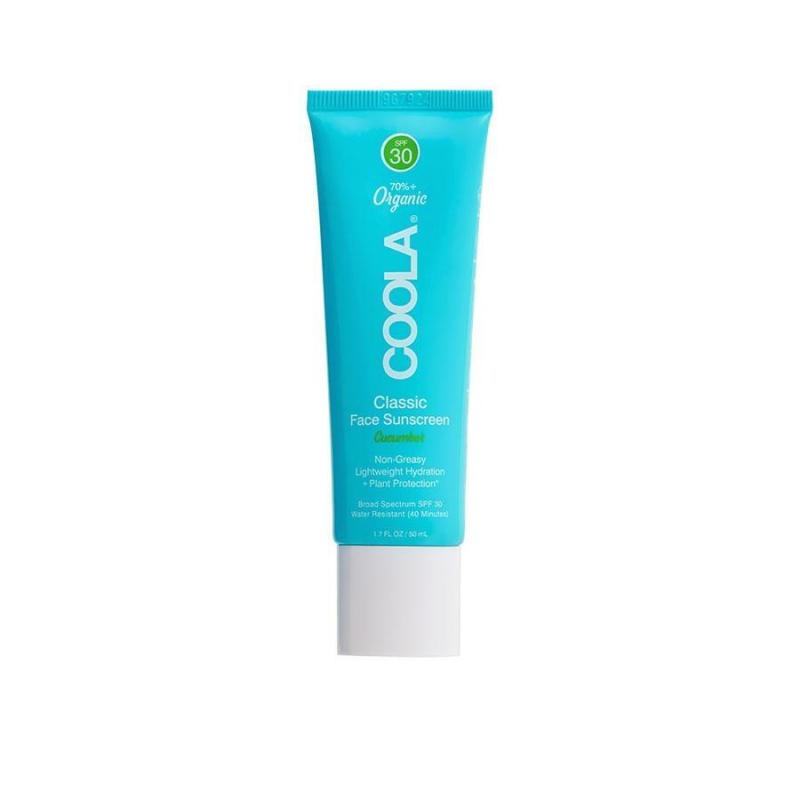 Coola Ansigtssolcreme SPF 30 Agurk 50ml - Let Formel
