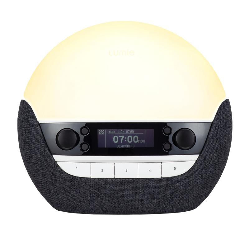 Lysvækkeur med DAB Radio og Bluetooth fra Lumie