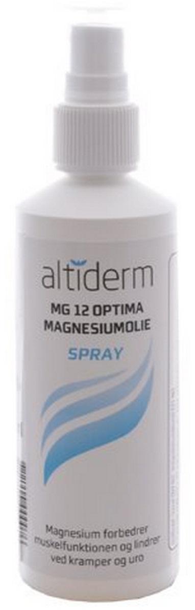 Magnesiumolie Spray 100ml - Optima Altiderm til Sport & Fitness