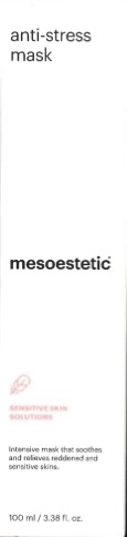 Mesoestetic Anti-Stress Maske 100 Ml - Beroligende Hudpleje