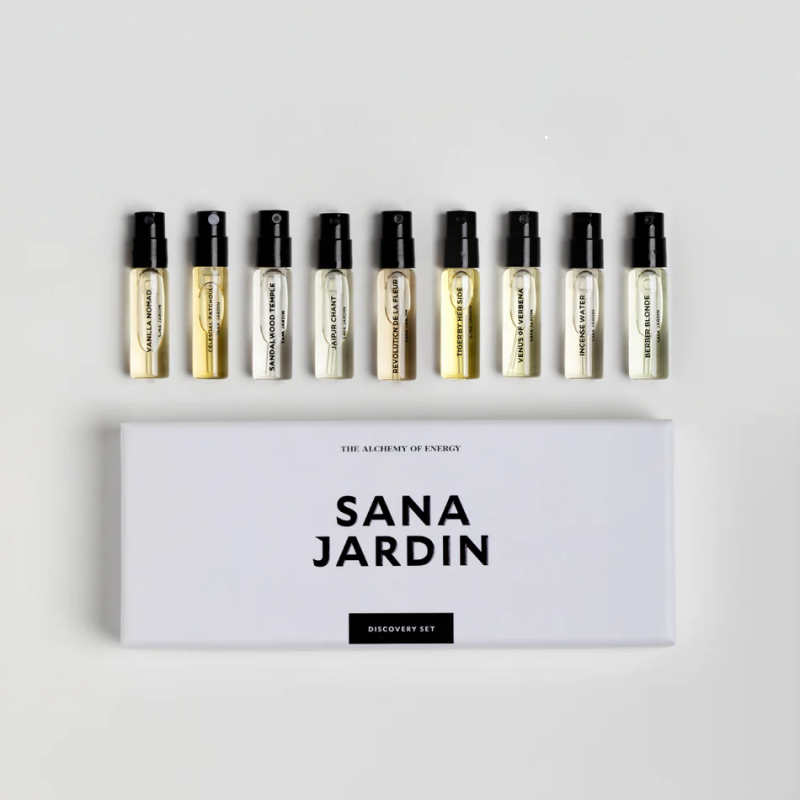 Sana Jardin Duftprøvesæt 8x2ml - Udforsk Nicheparfumer