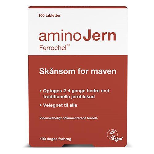 Aminojern 25 Mg - Effektivt Jernkosttilskud 100tab