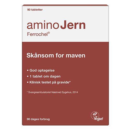 Amino Jern 25 Mg - 100 Tabl. Bedre optagelse af jern!