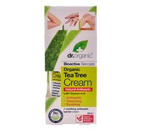 Dr Organic Antiseptisk Tea Tree Creme 50ml - Rensende Pleje