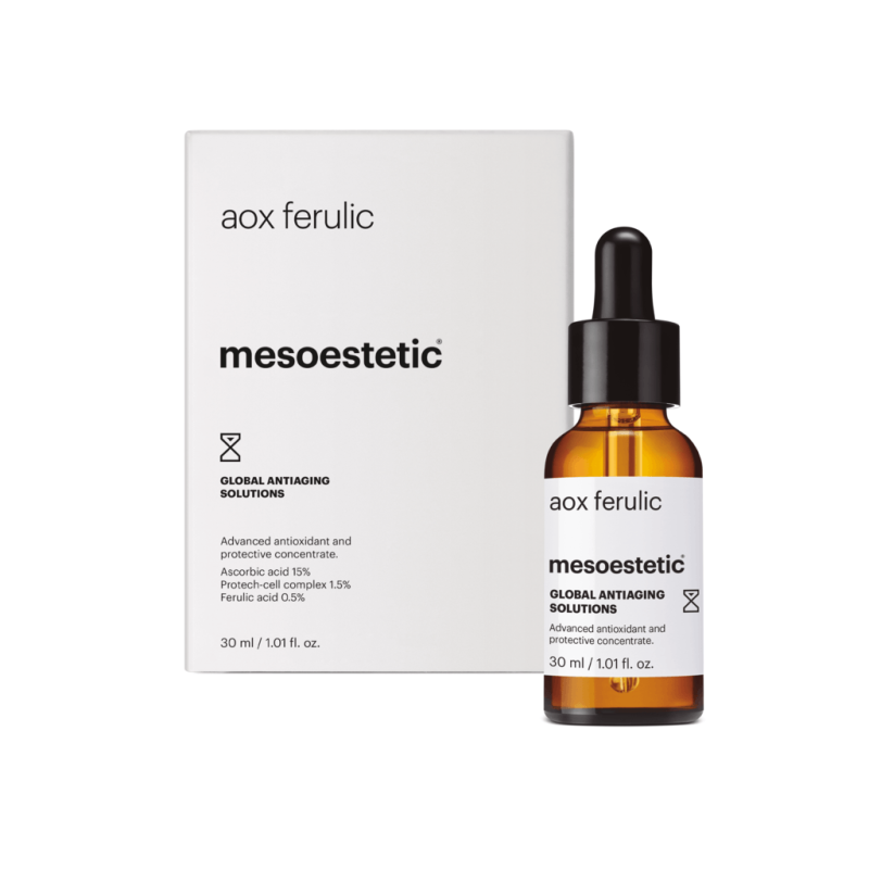 Mesoestetic Aox Ferulic   Antiage Koncentreret Serum   30 Ml    Effektiv Behandling Af Tegn På Aldring   Bedste Antiage Produkter