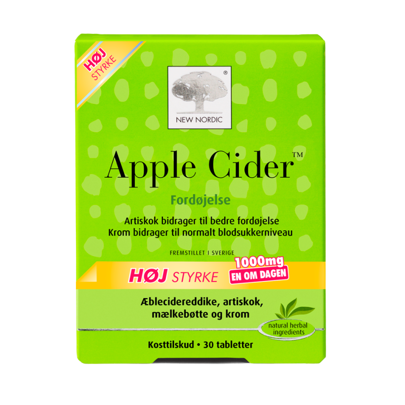 New Nordic Apple Cider 30 Tabl  Høj Styrke
