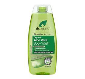 Dr Organic Aloe Vera Bade- og Brusegel 250ml - Økologisk Pleje