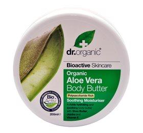 Dr. Organic Aloe Vera Body Butter 200ml - Fugt & Næring