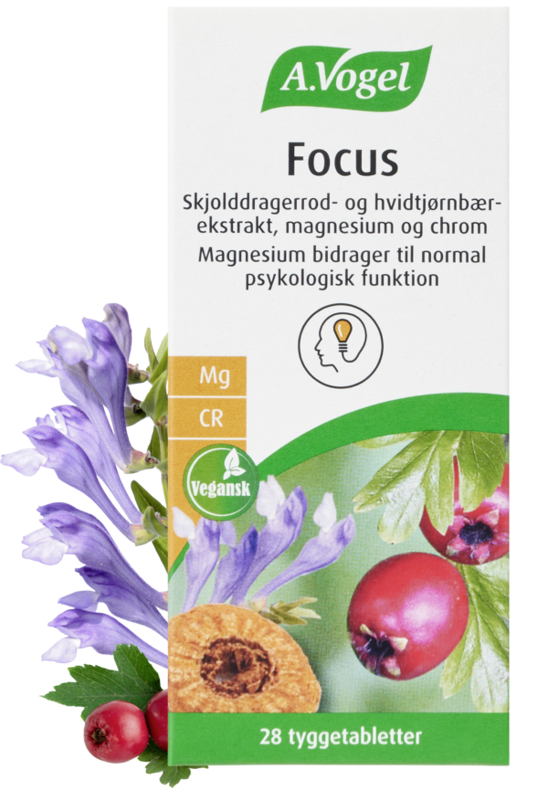 A. Vogel Focus 28 Tyggetabletter til Energi og Velvære
