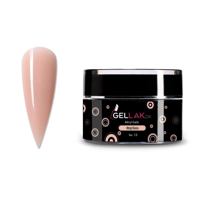 Beige Akryl Gele til Negleopbygning - Grey Rose No 13