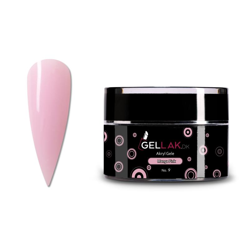 Akryl Gele Pink   Til Opbygning Af Negle   Manga Pink No  9