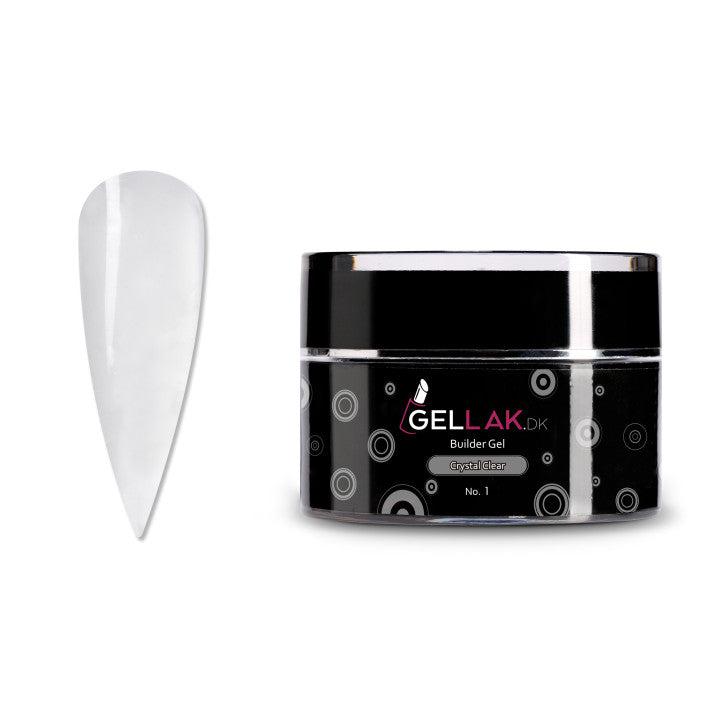 Bygger Gel Klar til Negle - Crystal Clear No 1