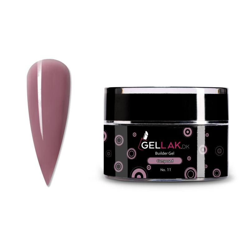 Builder Gel Mørk Nude   Til Opbygning Af Negle   Composed No  11