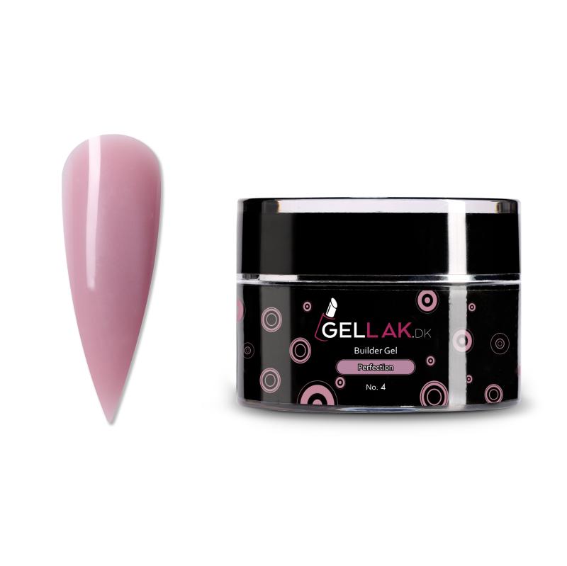 Builder Gel i Mørk Lyserød til Negleopbygning - Perfectio No 4
