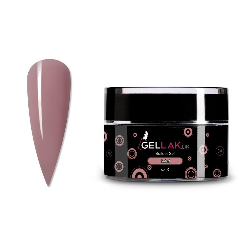 Brun Builder Gel til Negleopbygning - Jaded No 9