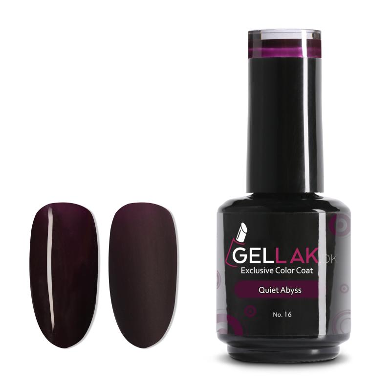 Blommefarvet Gel Neglelak 15 Ml - Quiet Abyss No 16