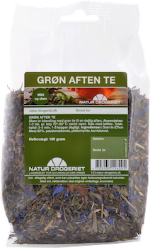 Grøn Aften Te med Urter - 100 G til Afslapning