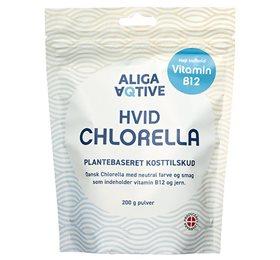 Aliga Aqtive Hvid Chlorella Pulver 200 G - Sundhedstilskud