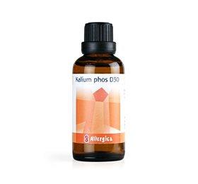 Allergica Kalium Phos D30 Cellesalt 50ml - Homøopatisk Lægemiddel