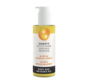 Sonett Kropsmassageolie Myrte Appelsinblomst 145ml - Økologisk