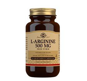 Solgar L-Arginin 500mg - Veganske kapsler til sundhed