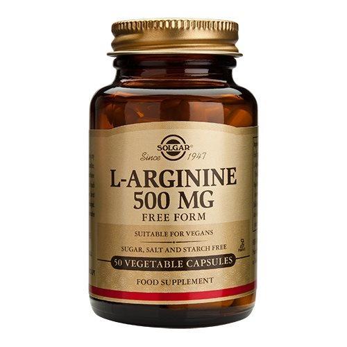 Solgar L-Arginin 500mg - Veganske Kapsler til Kosttilskud