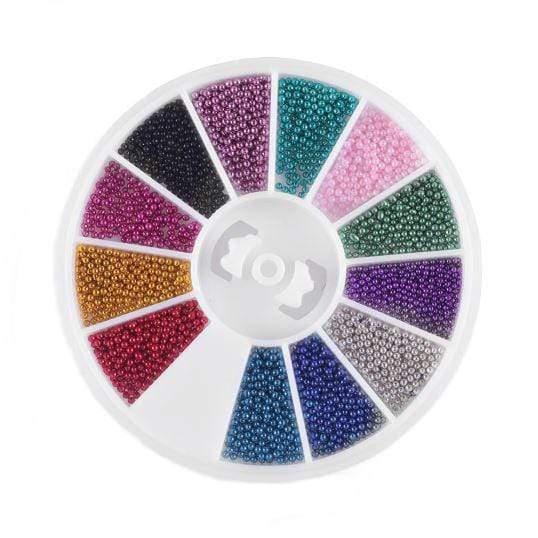 Neglekunst Perler i Forskellige Farver - 59 Kr!