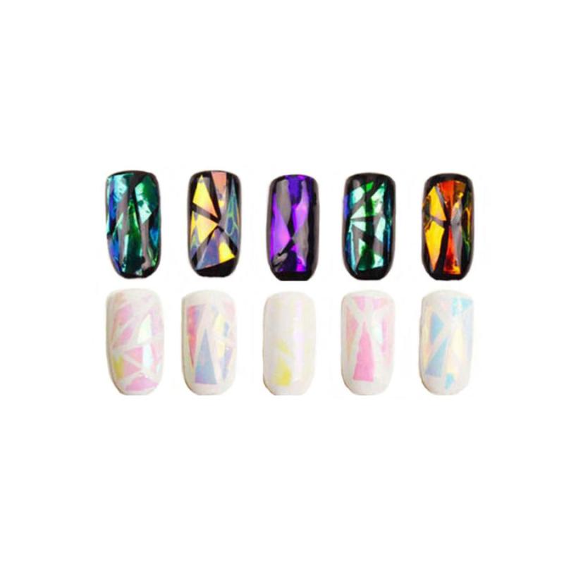 Nail Art Broken Glass - Trendy Effekter til Negle 69 Kr