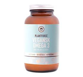 Plantforce Omega 3  Vegansk Epa   Dha   Bull  120 Kap