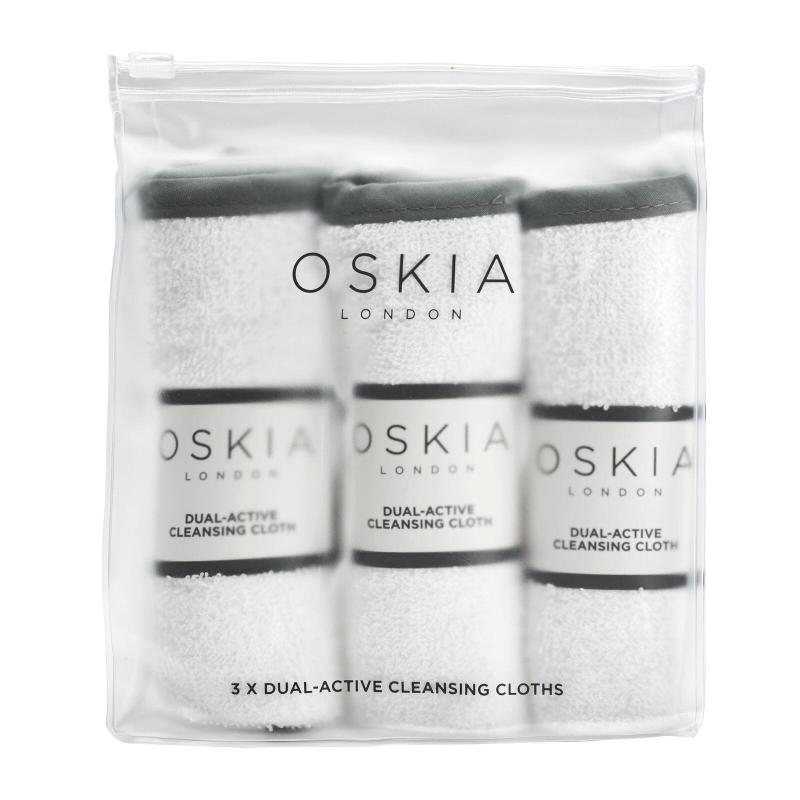 Oskia 3 X Dual Active Renseklude - Skønhedstilbud!