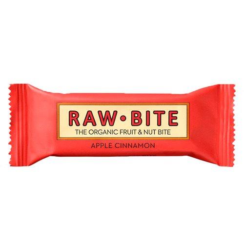 Rawbite Æble Kanel Bar - Økologisk Nøddebar 50g