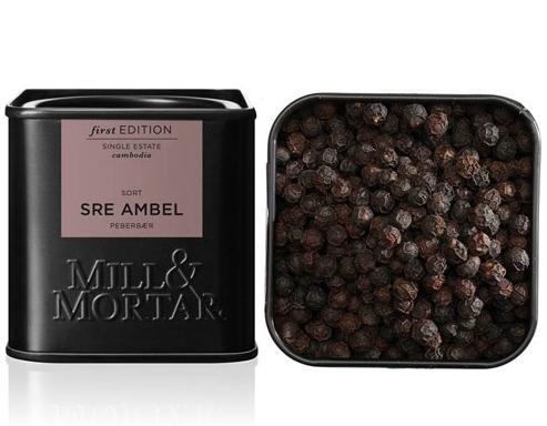 Sort Peber Sre Ambel 50g - Kvalitets krydderi fra Cambodia
