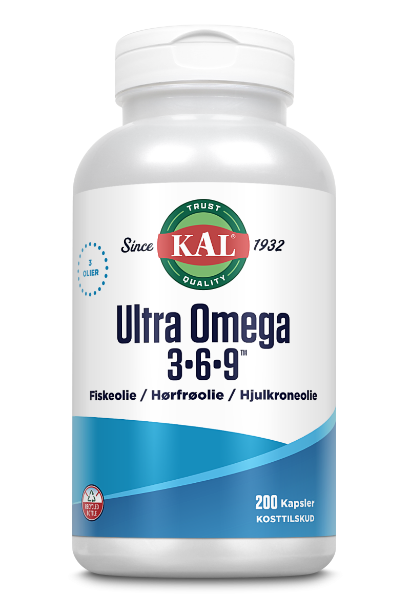 Kal Ultra Omega 3 6 9   200 Kaps