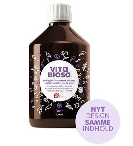 Vita Biosa Aronia Økologisk Drik 500ml - Mælkesyrebakterier