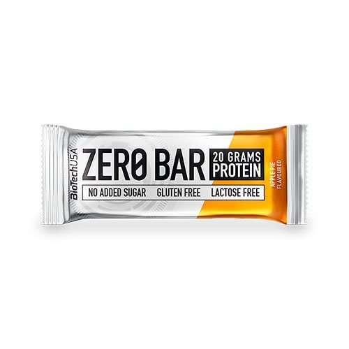 Biotechusa Zero Bar med Æbletærte Smag - 50g Proteinbar