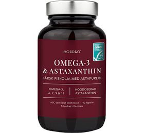 Nordbo Omega 3   Astaxanthin  90kap