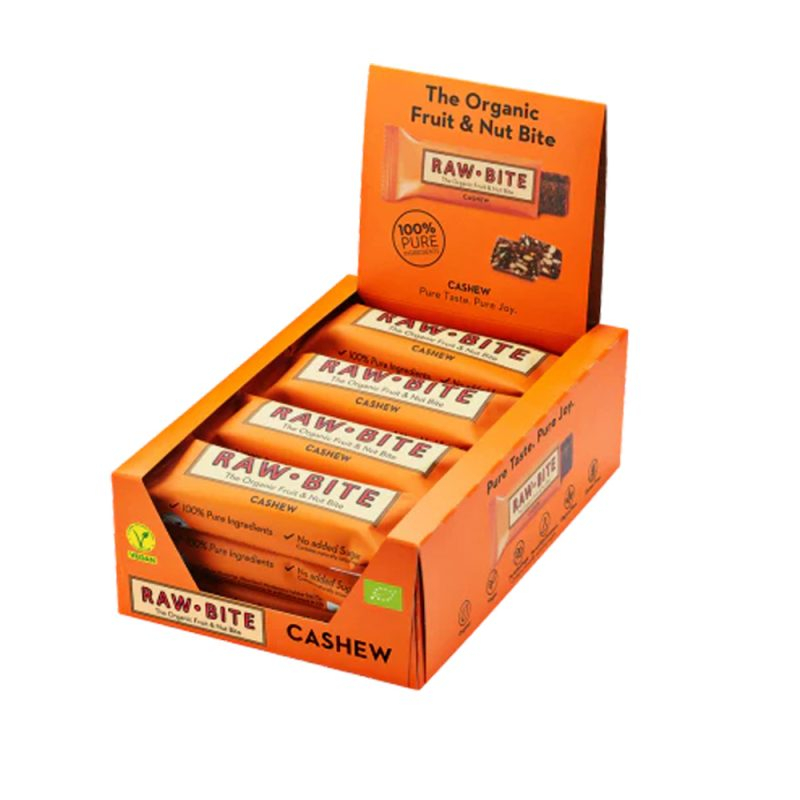 Rawbite Cashew  Bull  50 G  Køb 12 Stykker Spar 10