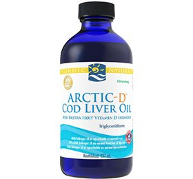 Nordic Naturals Arctic D Cod Liver Oil Og Citrussmag   237 Ml
