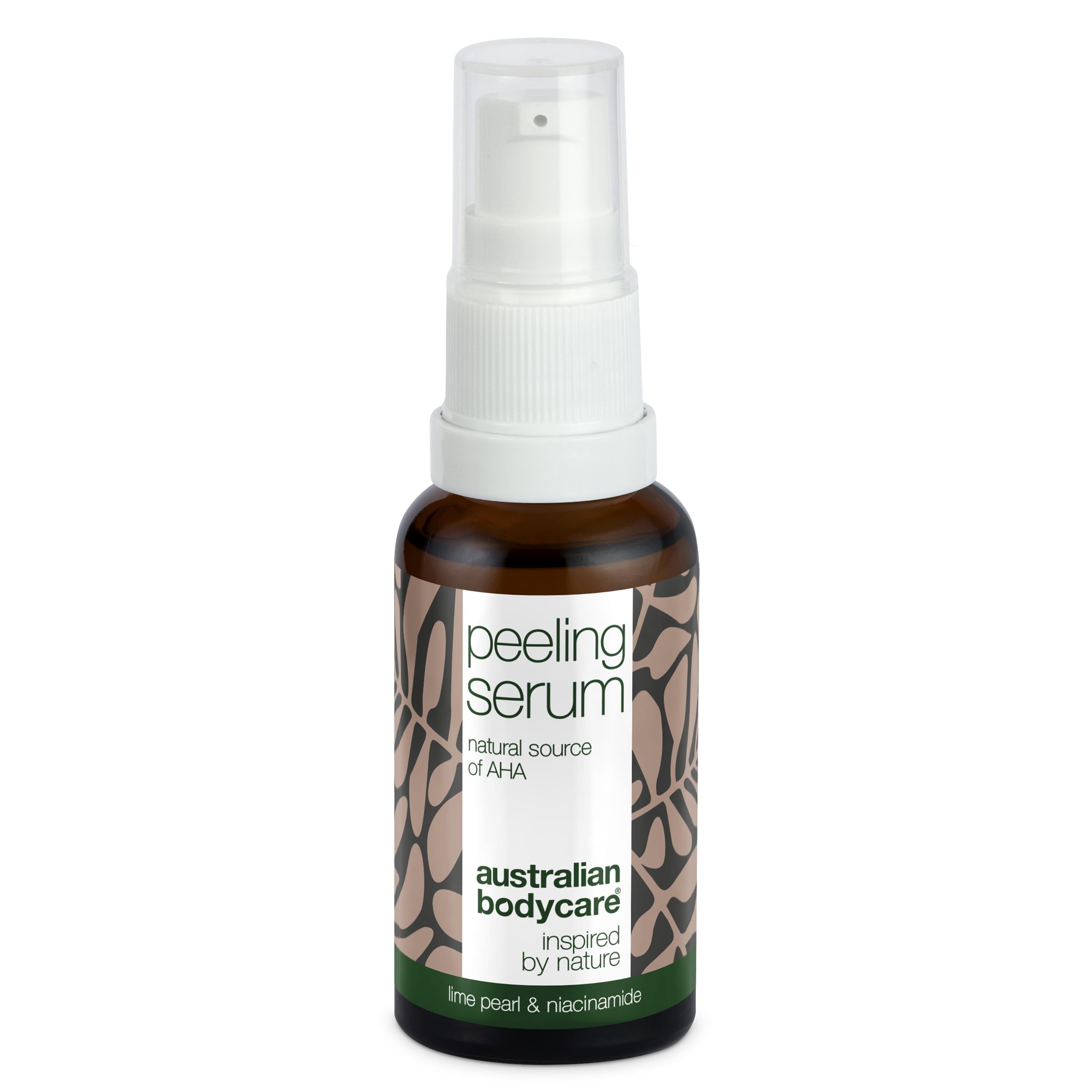 Peeling Serum Til Eksfoliering Af Huden ?  Naturligt Peeling Serum Med Aha  Frugtsyre    Niacinamid For Glat Hud