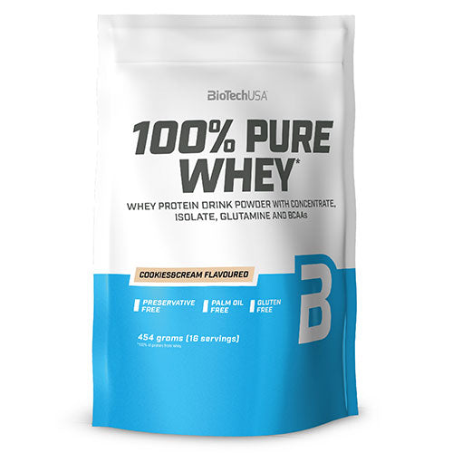 Biotechusa 100  Pure Whey Protein Pulver Cookies   Cream