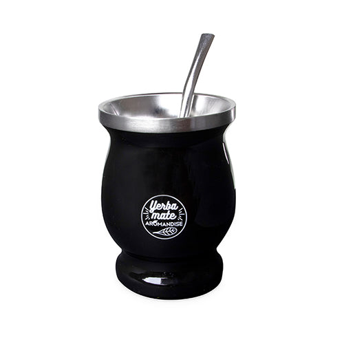Aromandise Yerba Mate Krus 230 Ml M Bombilla Sugerør