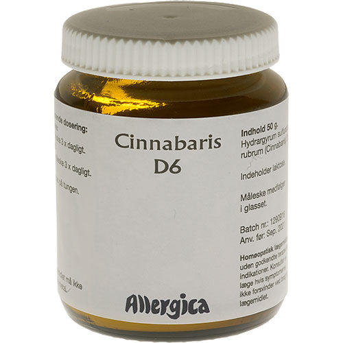 Allergica Cinnabaris D6 Trit