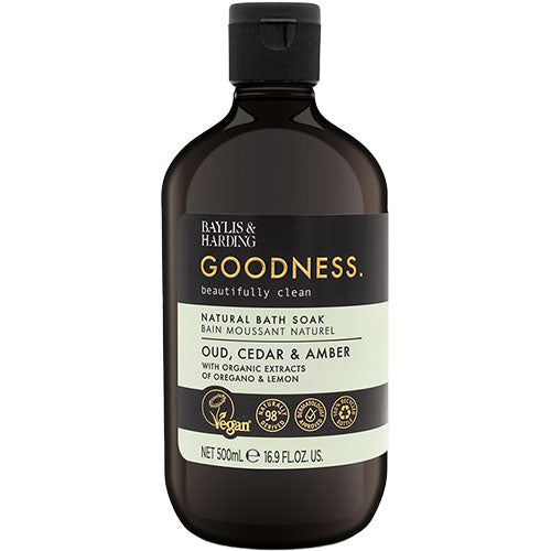 Veganskbaylis   Harding Goodness Bath Soak Oud  Cedar   Amber