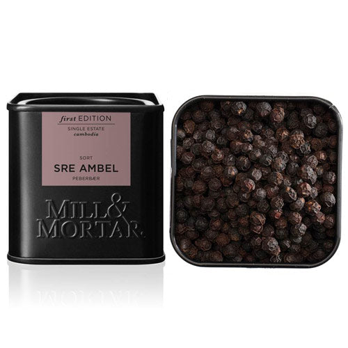 Veganskmill   Mortar Sort Peber Sre Ambel