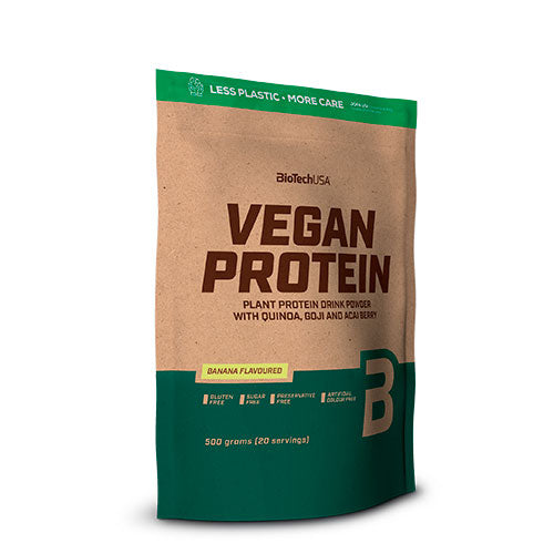 Biotechusa Vegan Protein Pulver M  Banan Smag